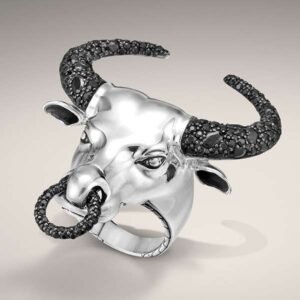 Anillo acero quirúrgico "BULL HEAD"